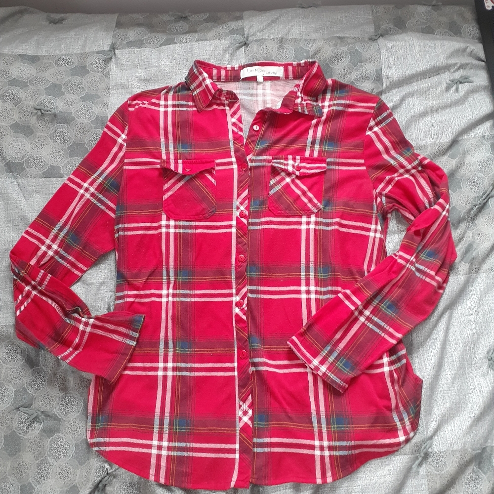 Eden & Olivia Maternity - Plaid Button-up Shirt